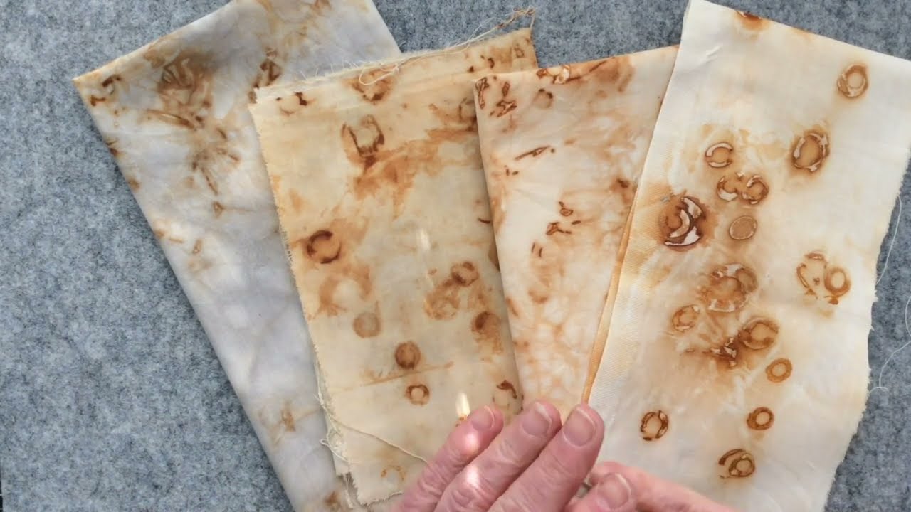 Rusting Fabric Pt  2 Vinegar Method