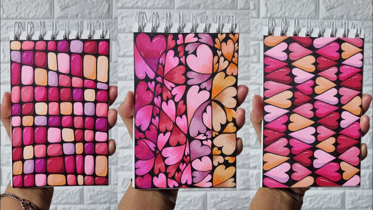 Cute and Simple Zendoodle Idea for Beginners || Compilation 