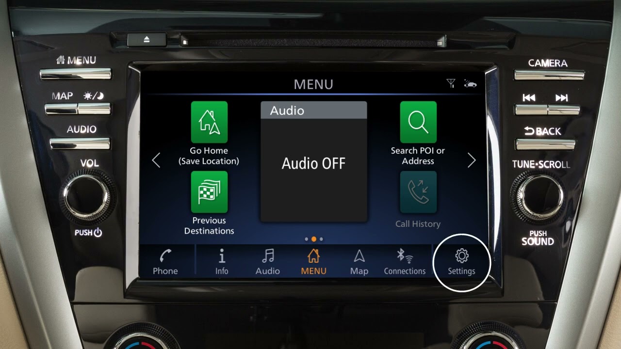 2023 Nissan Murano - Control Panel and Touch Screen Overview