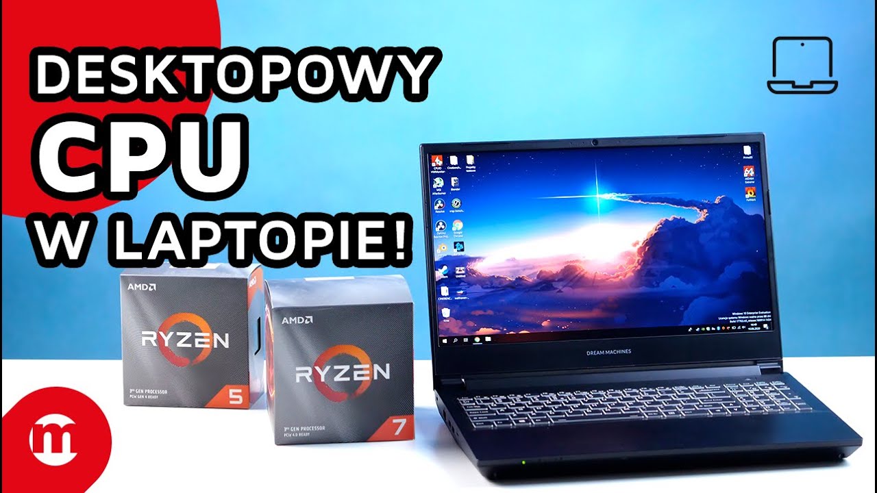 💻 Desktopowy CPU w LAPTOPIE | Test Dream Machines