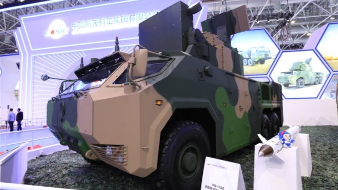 Китай демонстрирует систему ПВО ближнего радиуса действия HQ-17AE