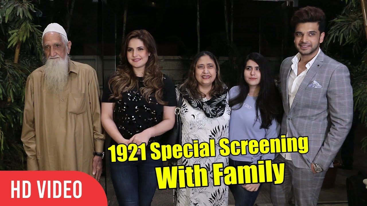 Zareen Khan's 1921 Special Screening With Family | Viralbollywood
