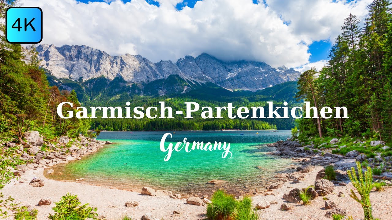 GARMISCH-PARTENKIRCHEN, BAVARIA, GERMANY 🇩🇪  Walking and driving tour in Garmisch 4K.BAVARIA