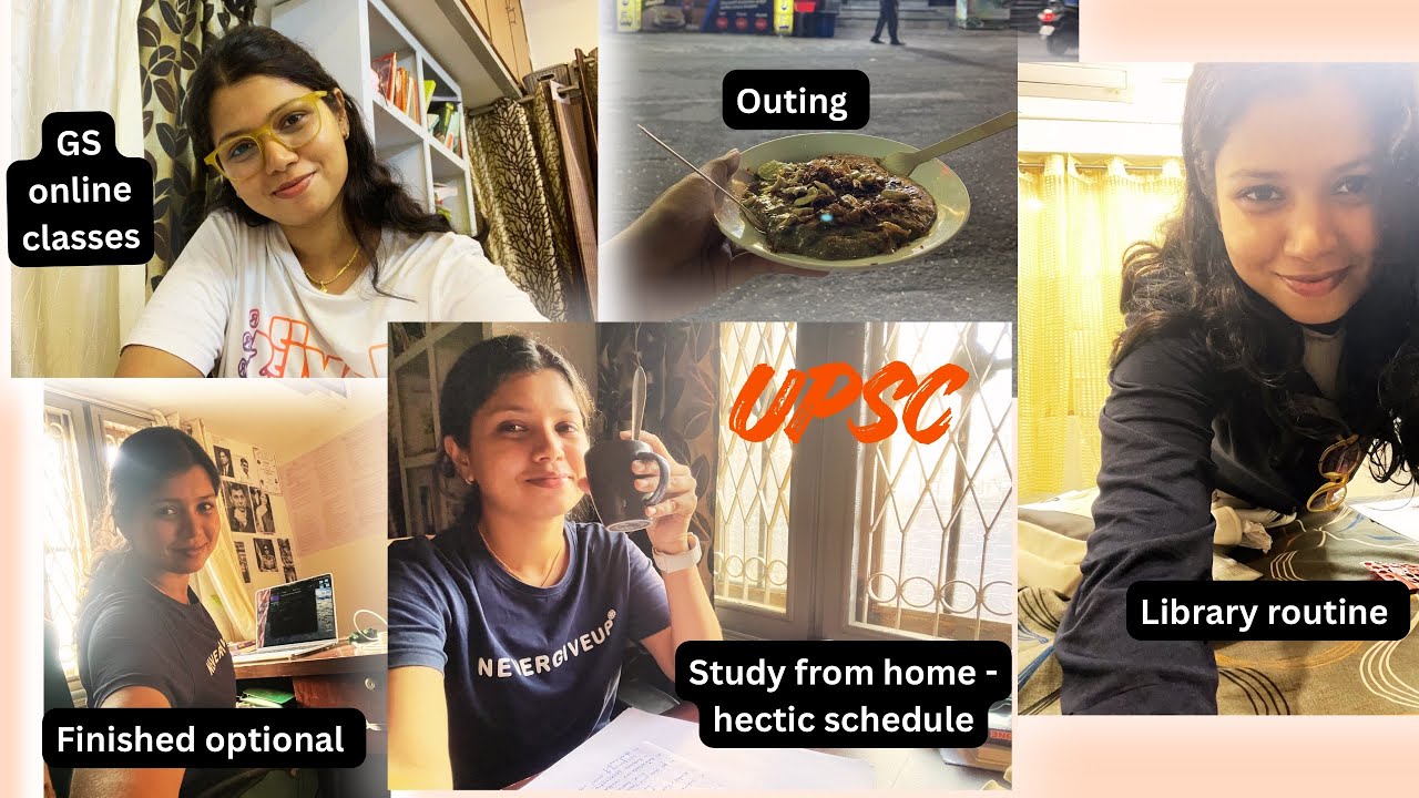 Realistic days in UPSC CSE 2027 Aspirant life from home optional,GS ,studying ,notes #upsc #vlog
