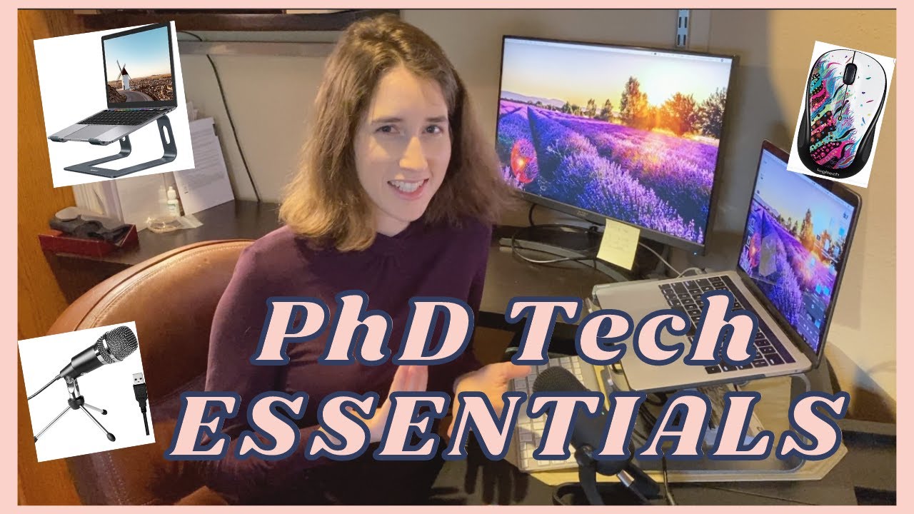 Grad School WFH Essentials / PhD Desk Set-Up