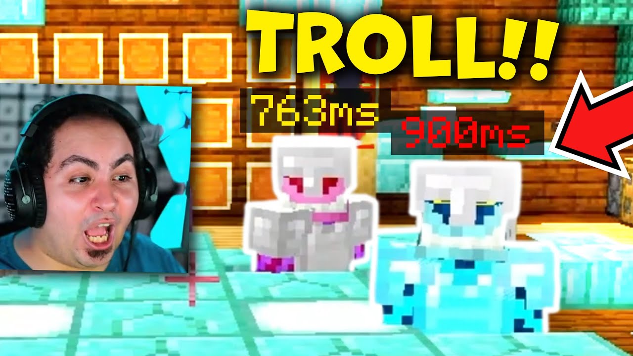 LYON FA UNO SCHERZO AI SUOI AMICI IN LIVE SU MINECRAFT!!