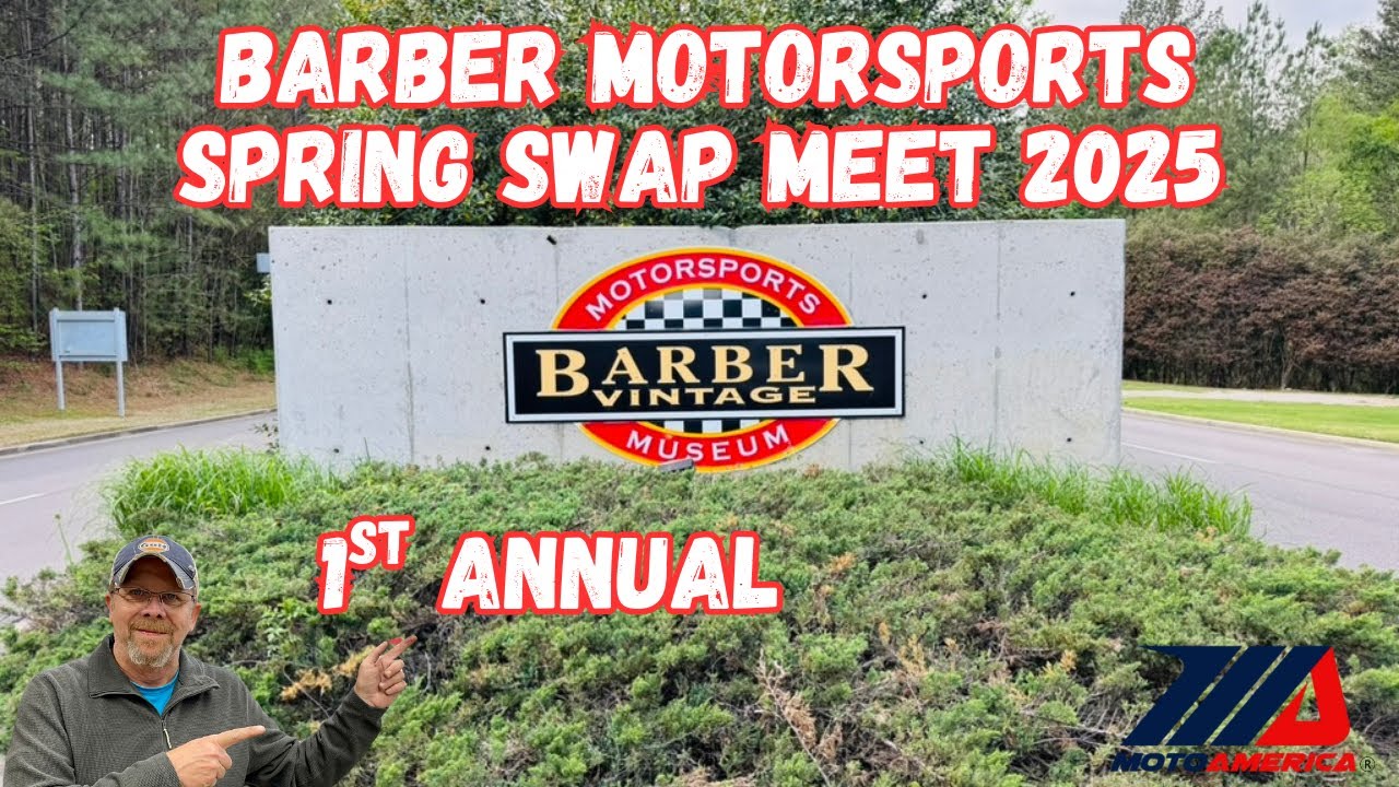 First EVER Barber Motorsports Spring Swap Meet 2025 at MotoAmerica Superbikes