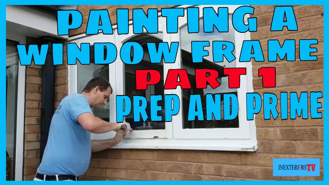 How to paint a window frame part 1. How to paint a window.