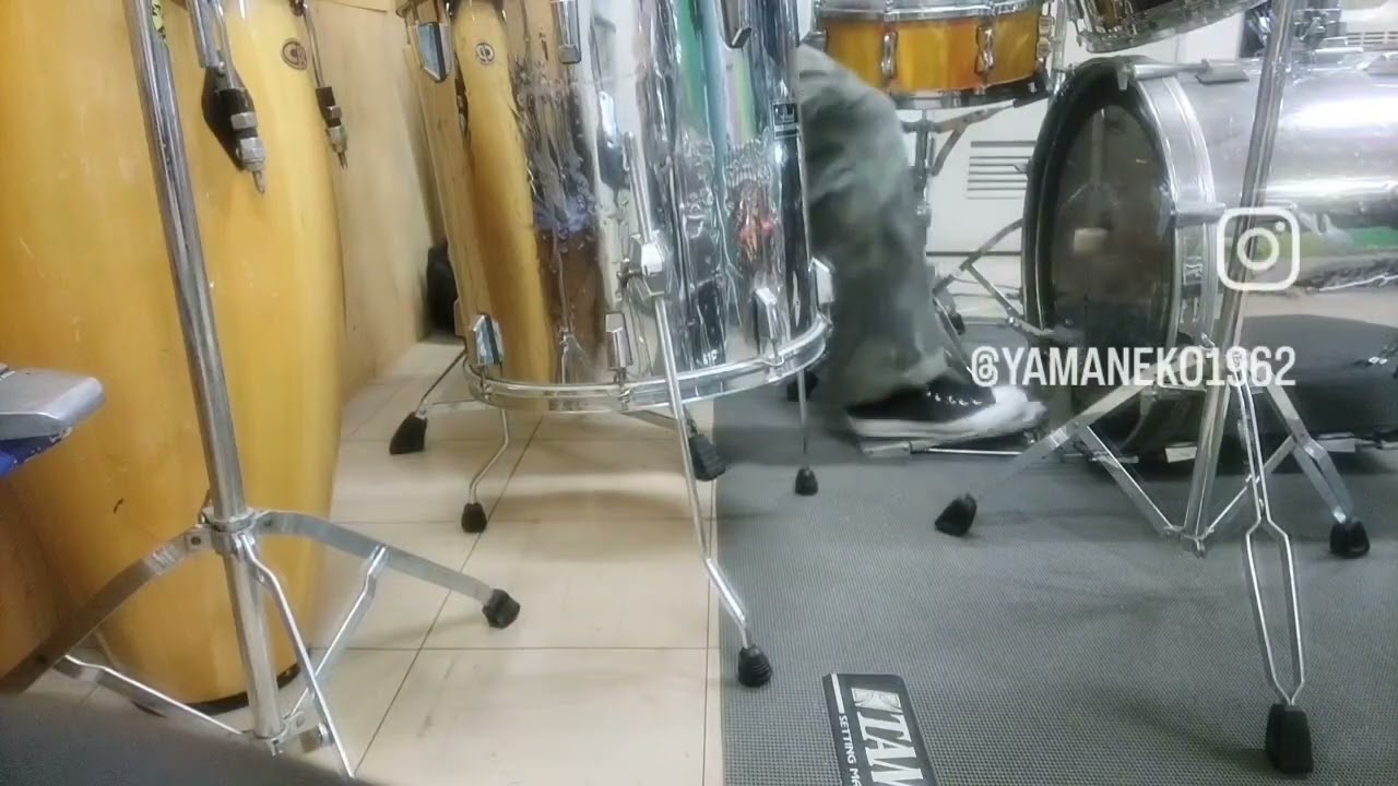PEARL+YAMAHAのニコイチ改造ペダル＝PAMAHA