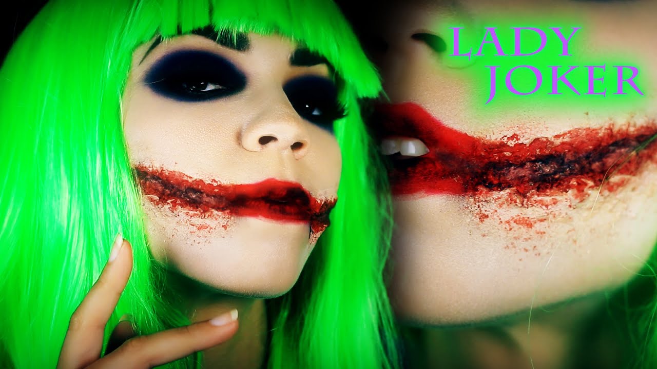 Joker Makeup Tutorial | Female Joker | Lady Joker Dark Knight Version