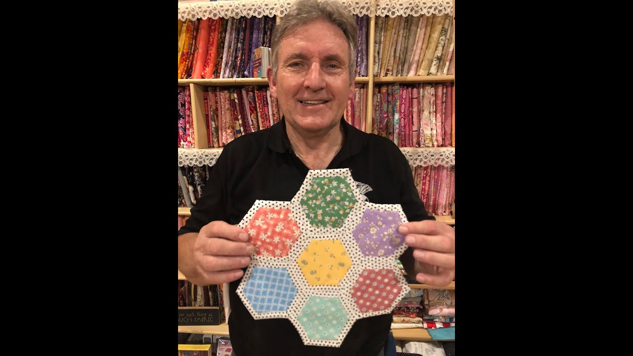 Easy Quilt As You Go Hexagonal Table Topper