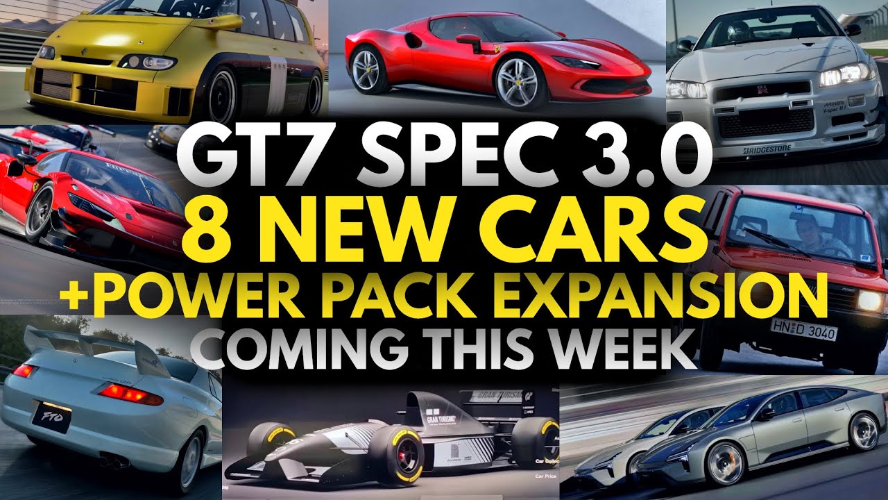 Силуэты GT7 Spec 3.0 | 8 новых автомобилей на этой неделе и Power Pack 4 декабря | Gran Turismo 7