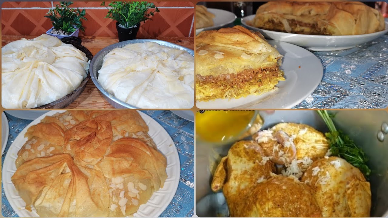 بسطيلة مغربية بالدجاج بحال ديال لعراسات سهلة التحضير بلاعكز فرحي بيها عائلتك و بهريهم ❤️😍