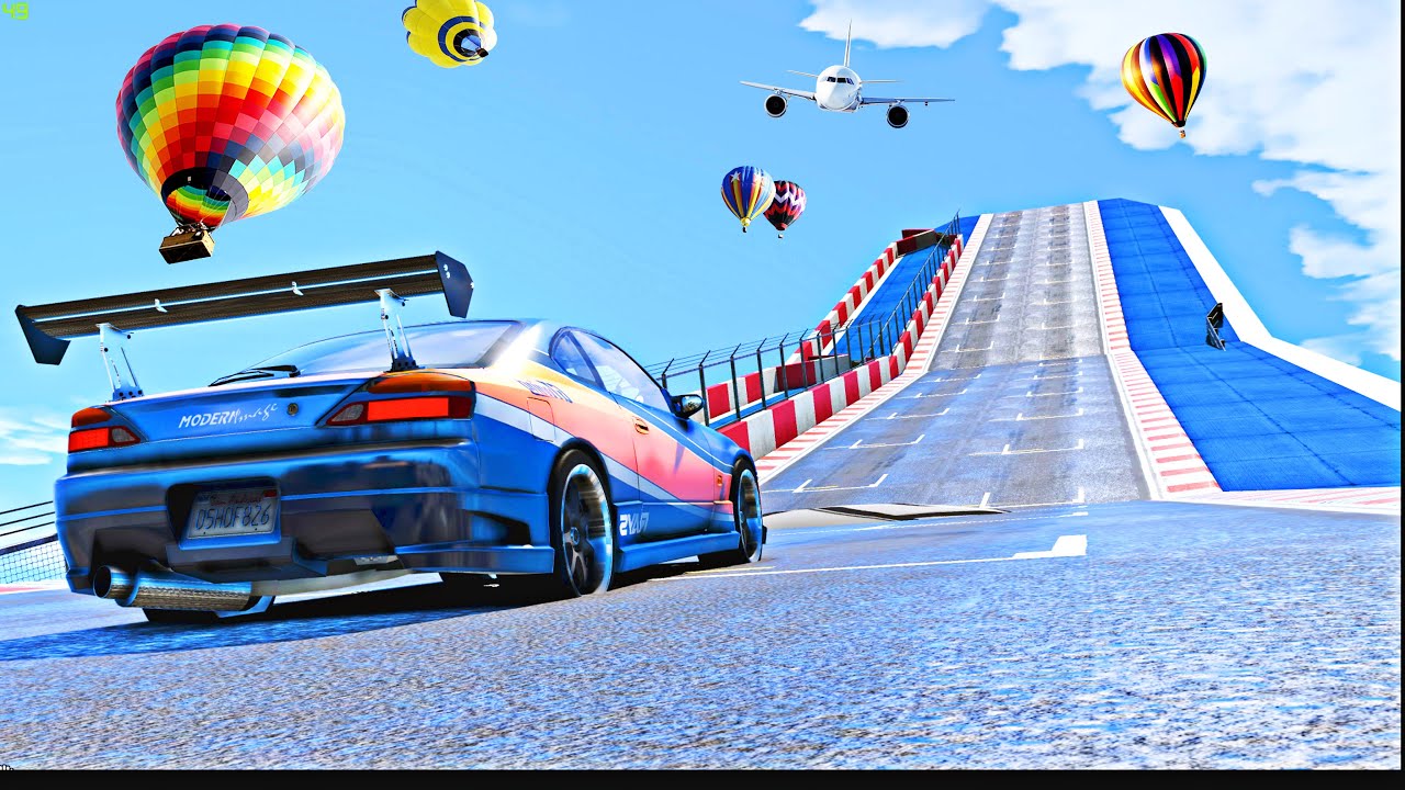 GTA 5 ULTRA HIGHEST JUMP STUNT AMAZING 4K