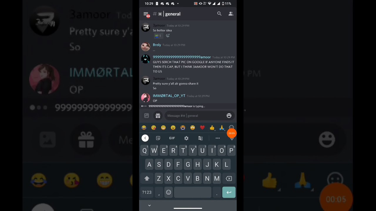 3amoor's early face reveal (Before YT, On Discord)
