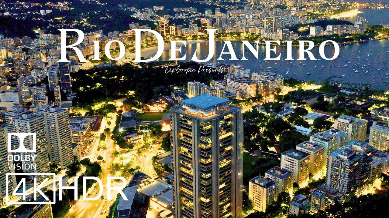 Rio de Janeiro, Brazil 🇧🇷 in 4K HDR ULTRA HD 60 FPS Dolby Vision™ Drone Video