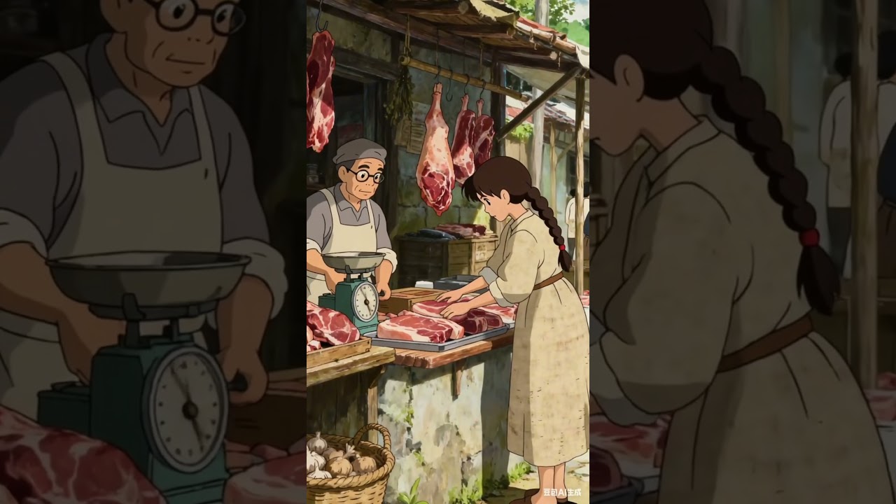 Picking vege at own garden is also pleasure moment #shorts #anime #aivideo