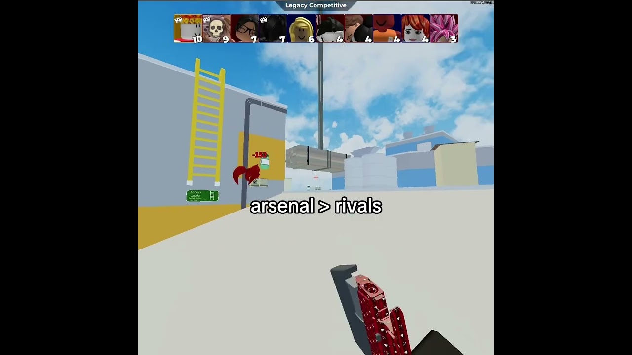 Arsenal is so much better than Rivals&hellip; #roblox #arsenal #robloxarsenal #rivals #robloxrivals #shorts