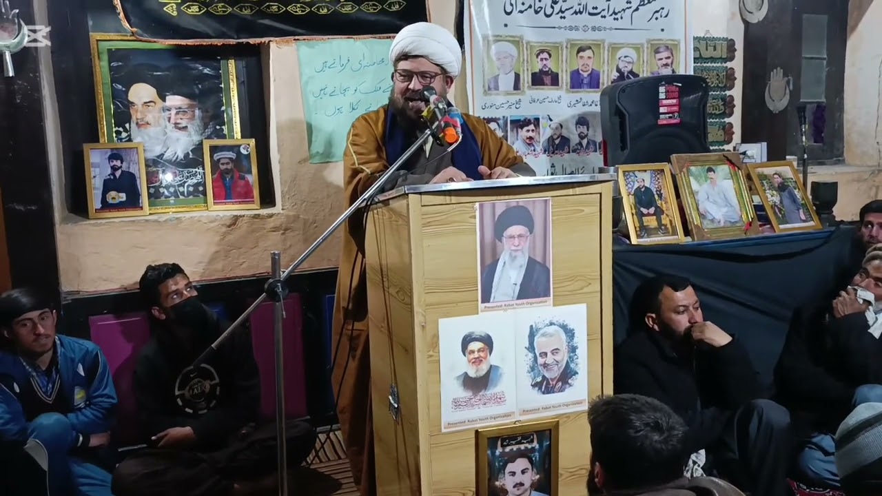 شب شھداء شھید امام خامنہ ای شھداے ایران و پاکستان مولانا نیرعباس مصطفوی مھدی آباد رابٹ چھلت نگر 