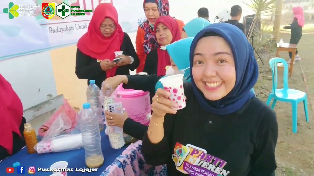 UPTD Puskesmas Lojejer Melaksanakan Deklarasi Minum Jamu