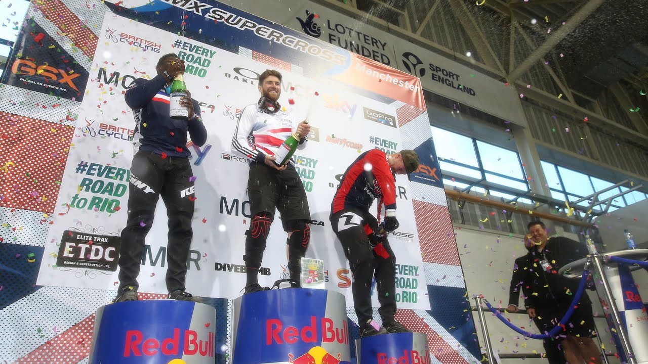Liam Phillips wins third Manchester UCI BMX Supercross World Cup
