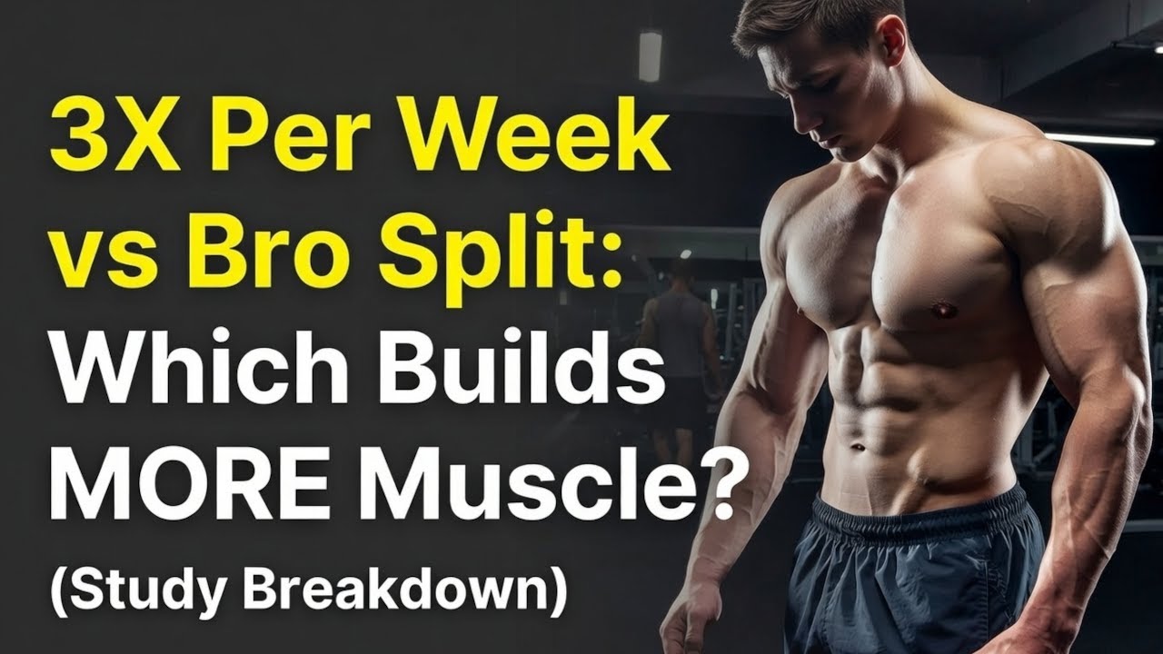 3X Per Week vs Bro Split: Which Builds MORE Muscle? (Study Breakdown)