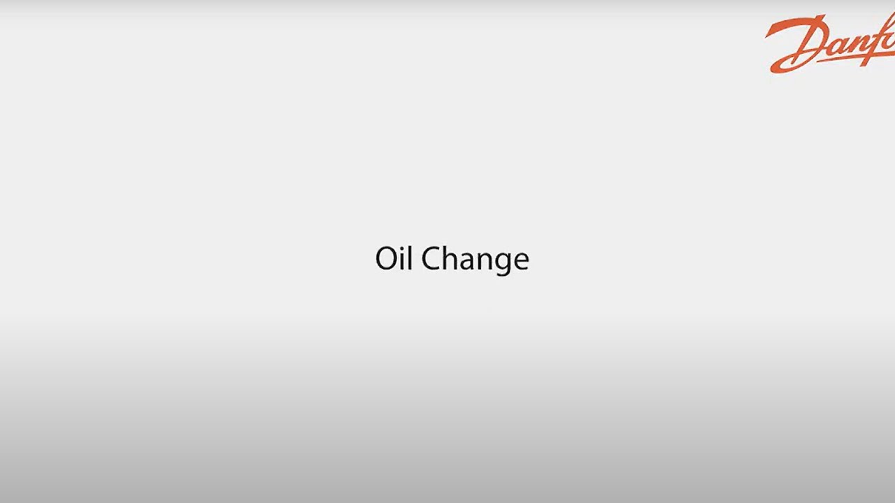 Oil change on a Danfoss VLT® OneGearDrive (OGD)