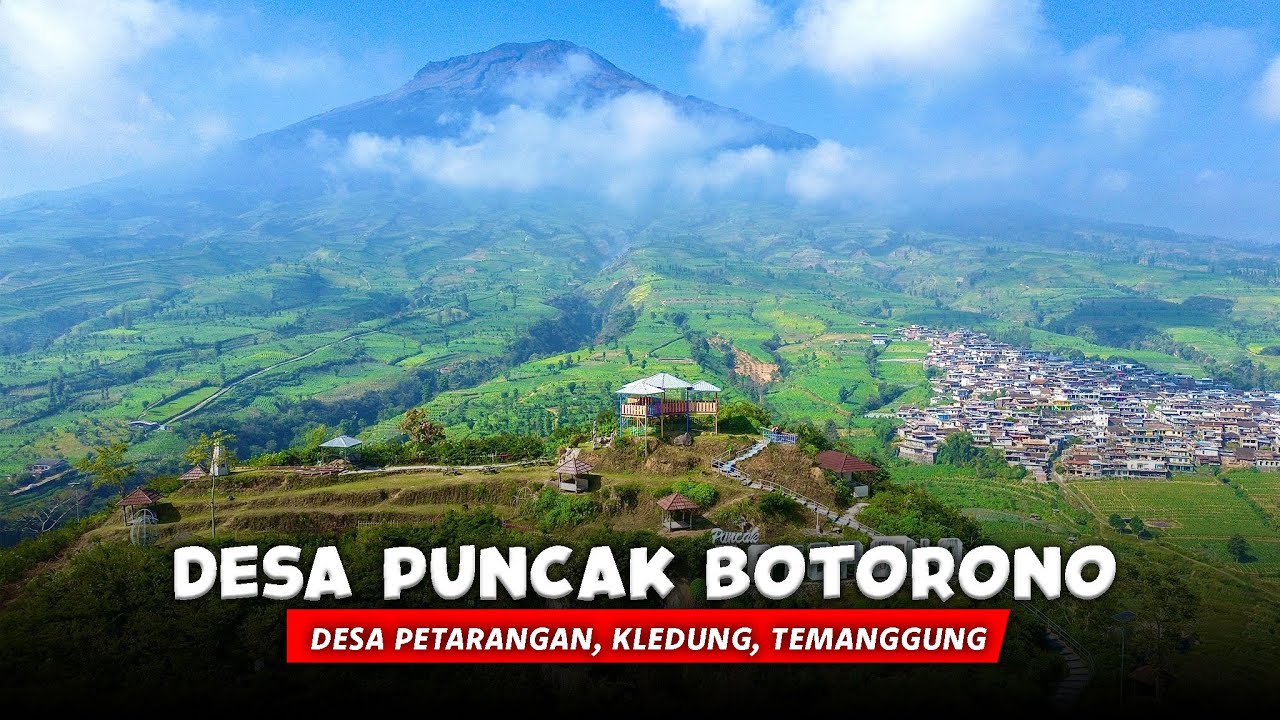 ADA SISA MAJAPAHIT DI PUNCAK BOTORONO !! Pemandangan Alam Desa Petarangan - Cerita Desa Temanggung