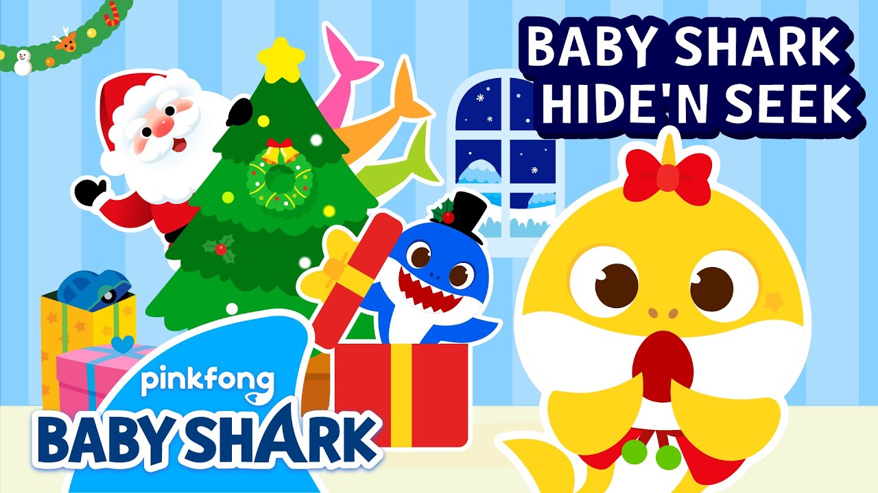 Christmas Hide and Seek with Shark Family | Christmas Songs | Holiday Special | Baby Shark Official