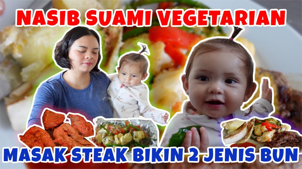 NASIB SUAMI VEGETARIAN: MASAK STEAK DAGING VS STEAK NANGKA, DUA-DUA NYA BIKIN NAGIH NO DEBAT WKKWKWK
