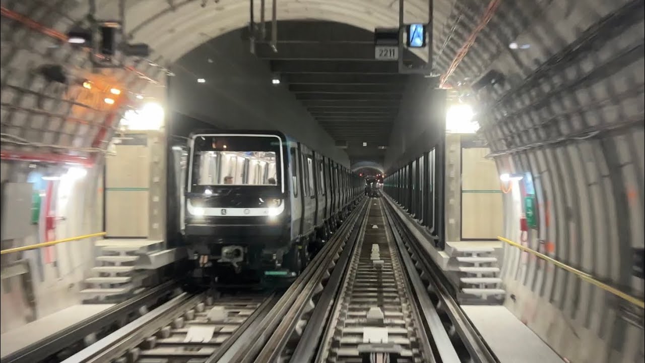 [4K] Ligne 14 / Cab Ride St-Denis - Pleyel à Aéroport d’Orly