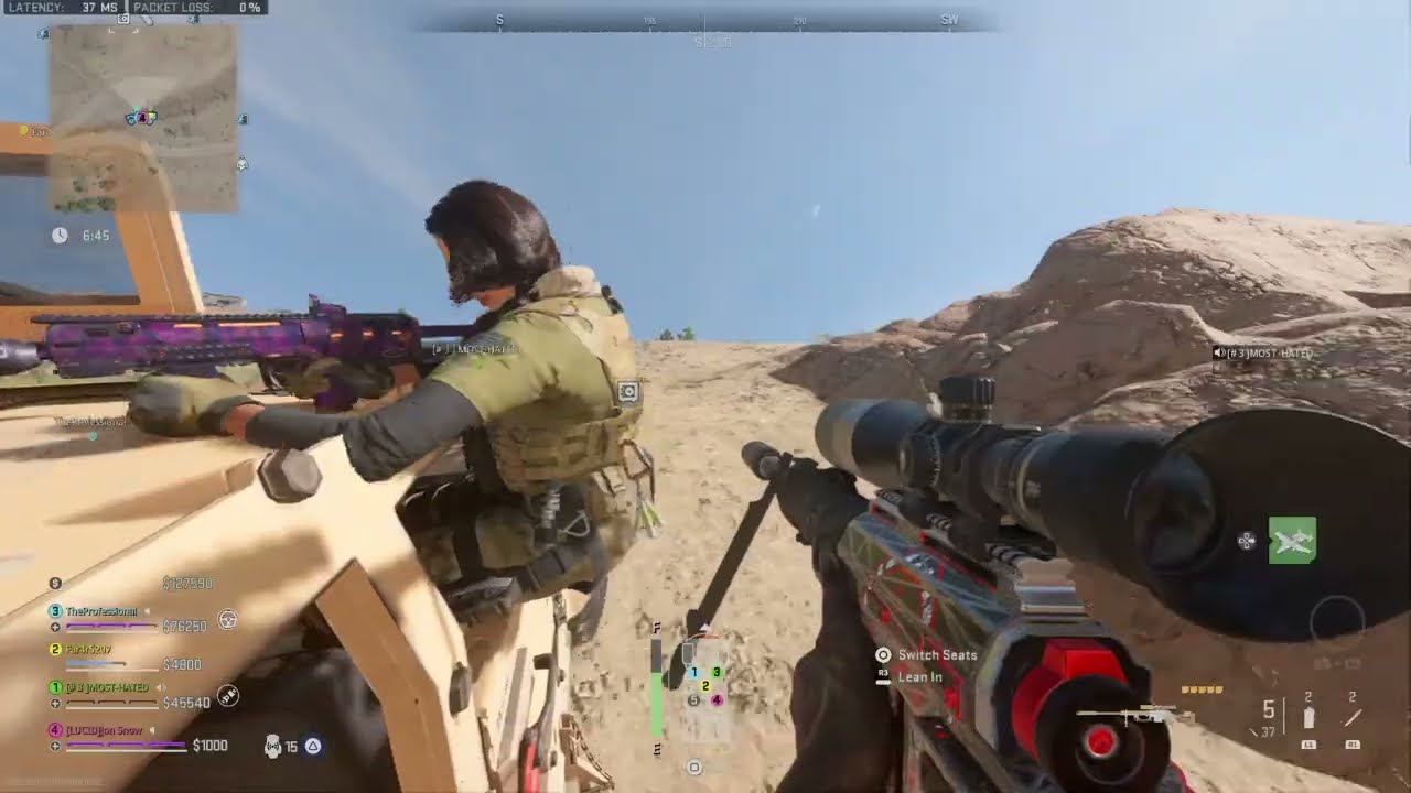 Getting carried by (The Professional) in DMZ 