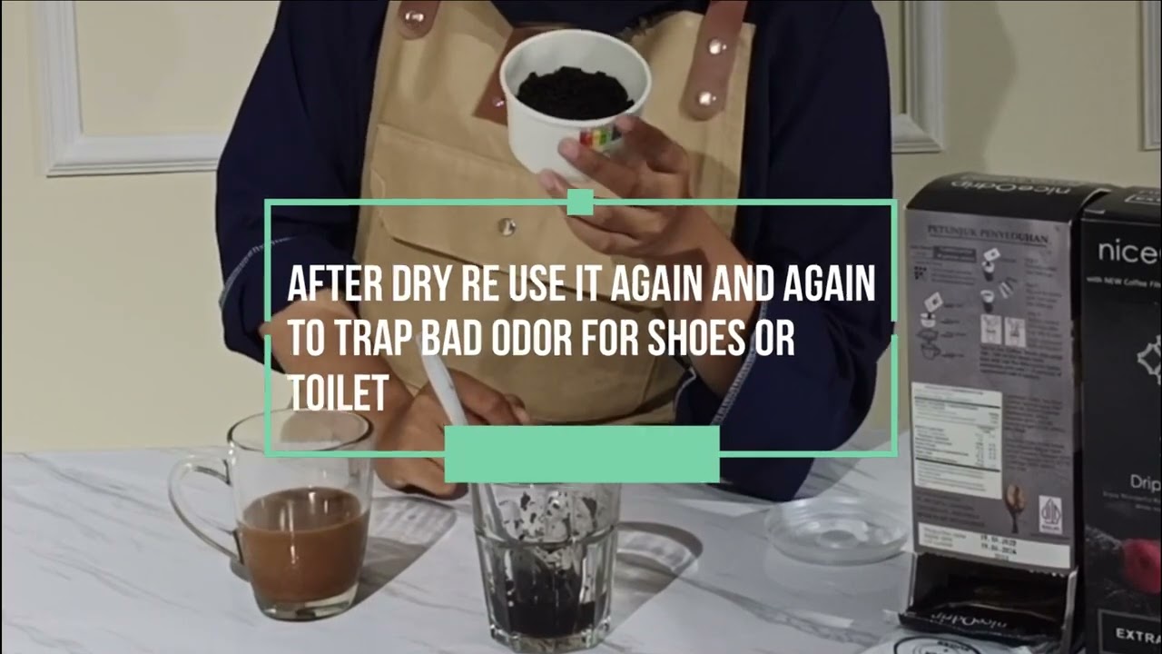 Filtercup Re-Use idea Shoe Refresner