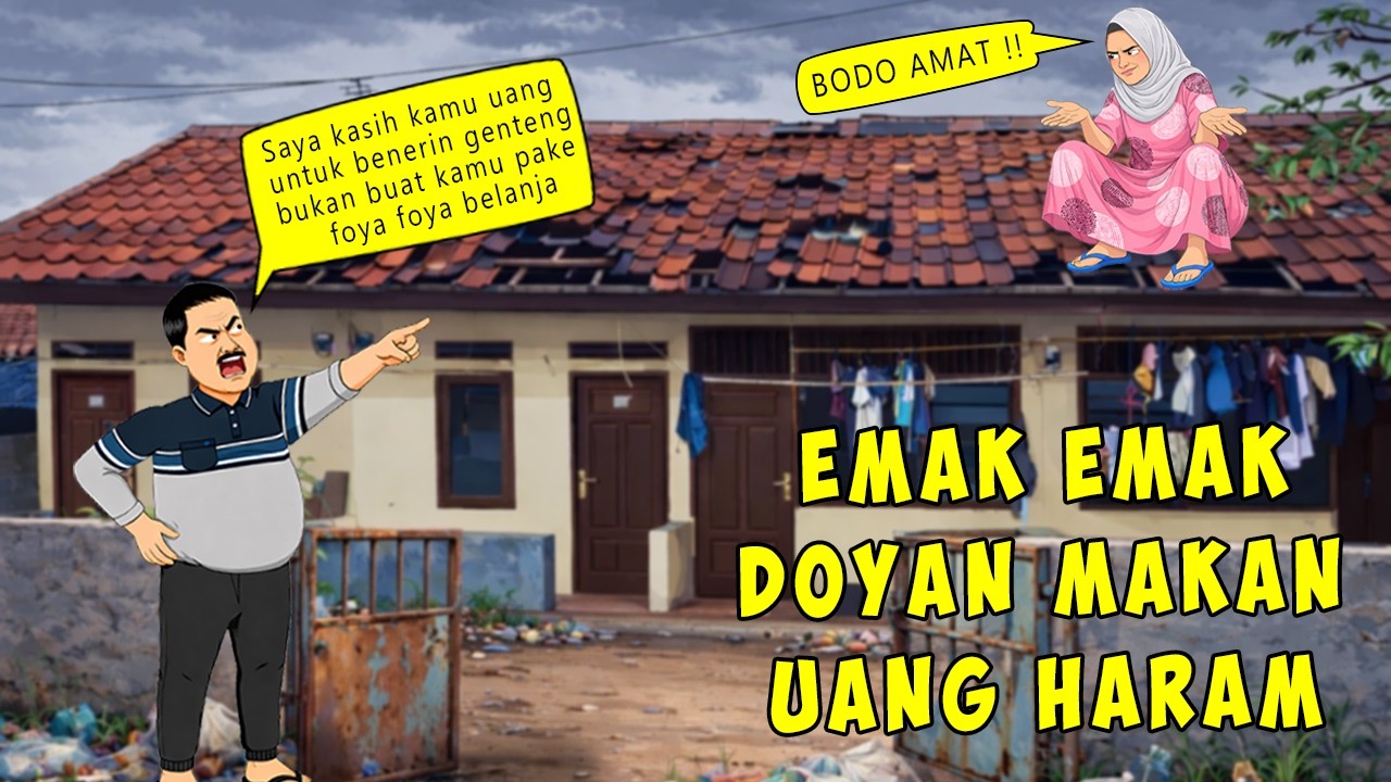 Emak-Emak Kikir Pengelola Kontrakan, Azab Pengkhianat Amanah | Kartun Animasi Drama