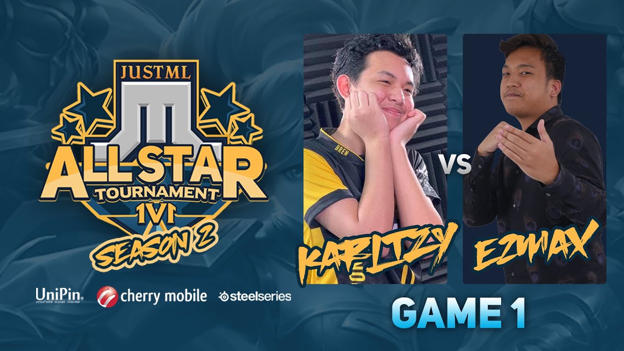 Just ML 1v1 Allstar  Tournament 2 E2max vs Karltzy Game 1 (BO3) | Just ML Mobile Legends