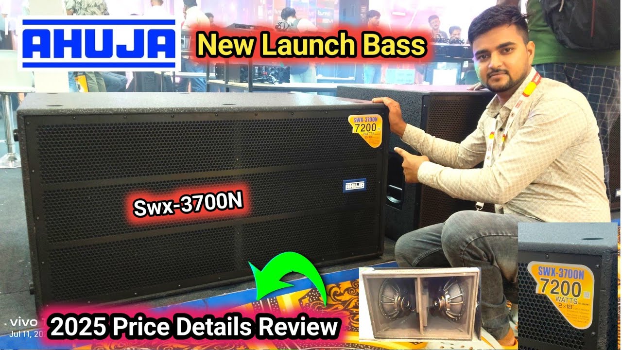 Ahuja New Launch Bass Swx-3700N 2025 Price Details Review Ahuja Swx-3700N Bass video Dj Tech Bihar