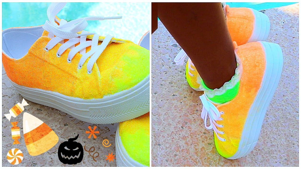 DIY Ombré Glitter Shoes | Halloween 2014