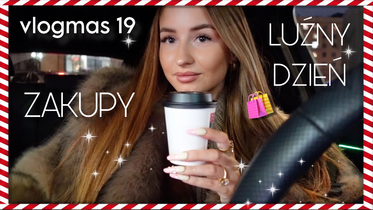 LUŹNY DZIEŃ ZE MNĄ | MINI ZAKUPY | VLOGMAS 19