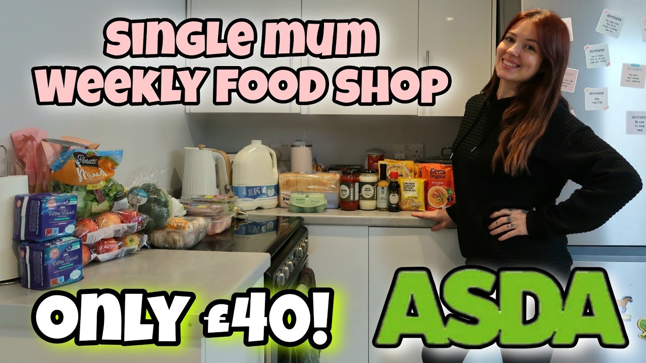 ASDA WEEKLY FOOD SHOP HAUL FOR ONLY £40!