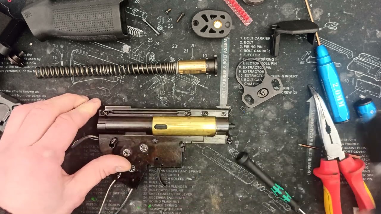 KWA QRF MOD I - Disassembly, GATE Titan drop in + Trigger, Reassembly, Tipps, Criticism...
