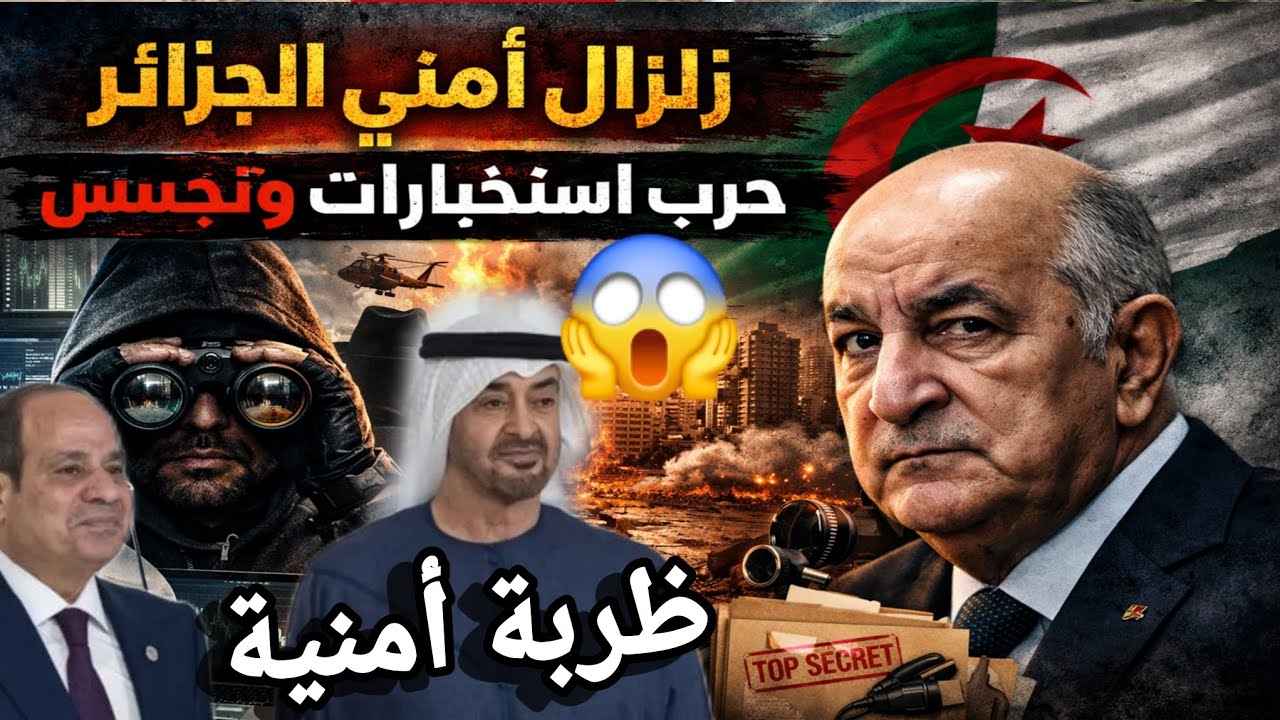 بعد زيارة السيسي الى الإمارات تخلطت حر ب استخبارات زلزال امني المخابرات الجزائرية تظرب بقوة 