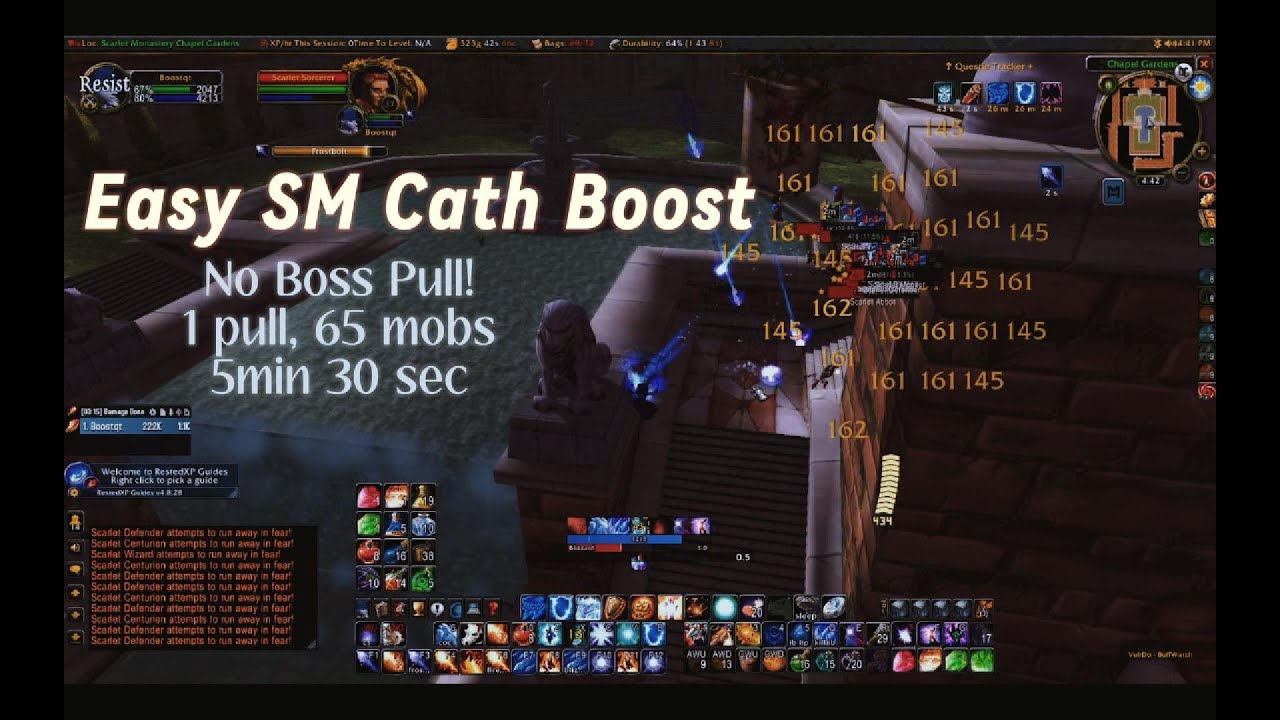 [Doable But Nerfed] 65+ Mob SM Cath Boost (No Boss Pull) - WoW Classic Anniversary