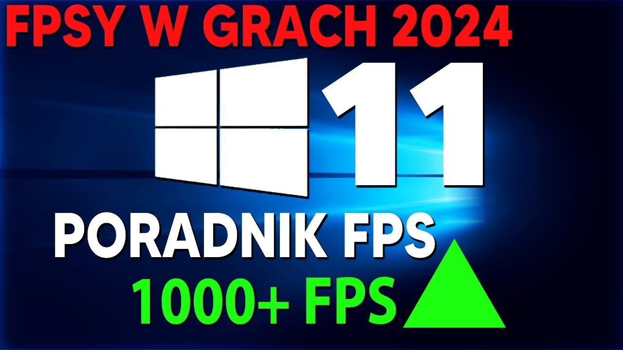 Jak Zwiększyć FPS w GRACH! JAK MIEĆ WIĘCEJ FPS W GRACH 2024