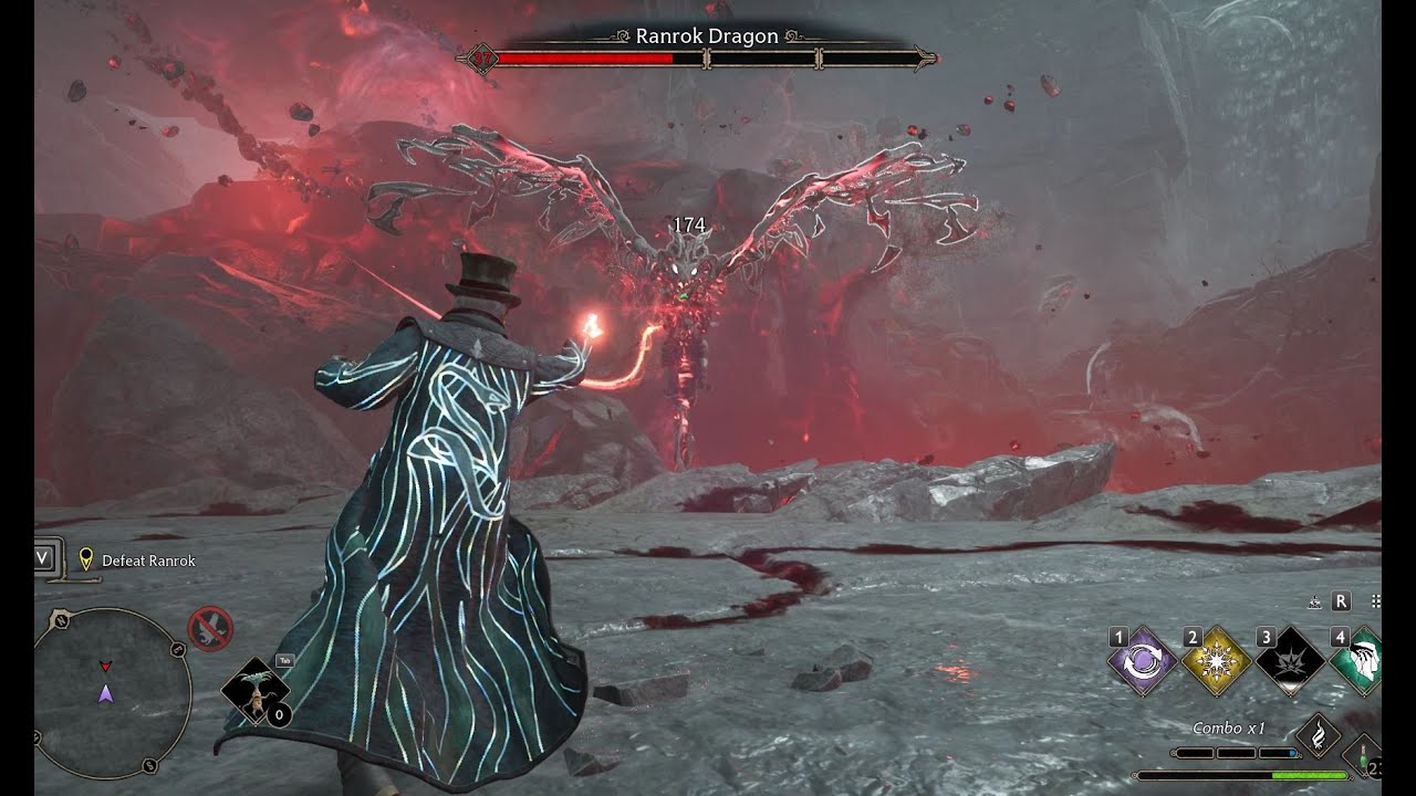 Hogwarts Legacy - The End is Here - Final Boss Fight (Ranrok Dragon) - Hard Mode