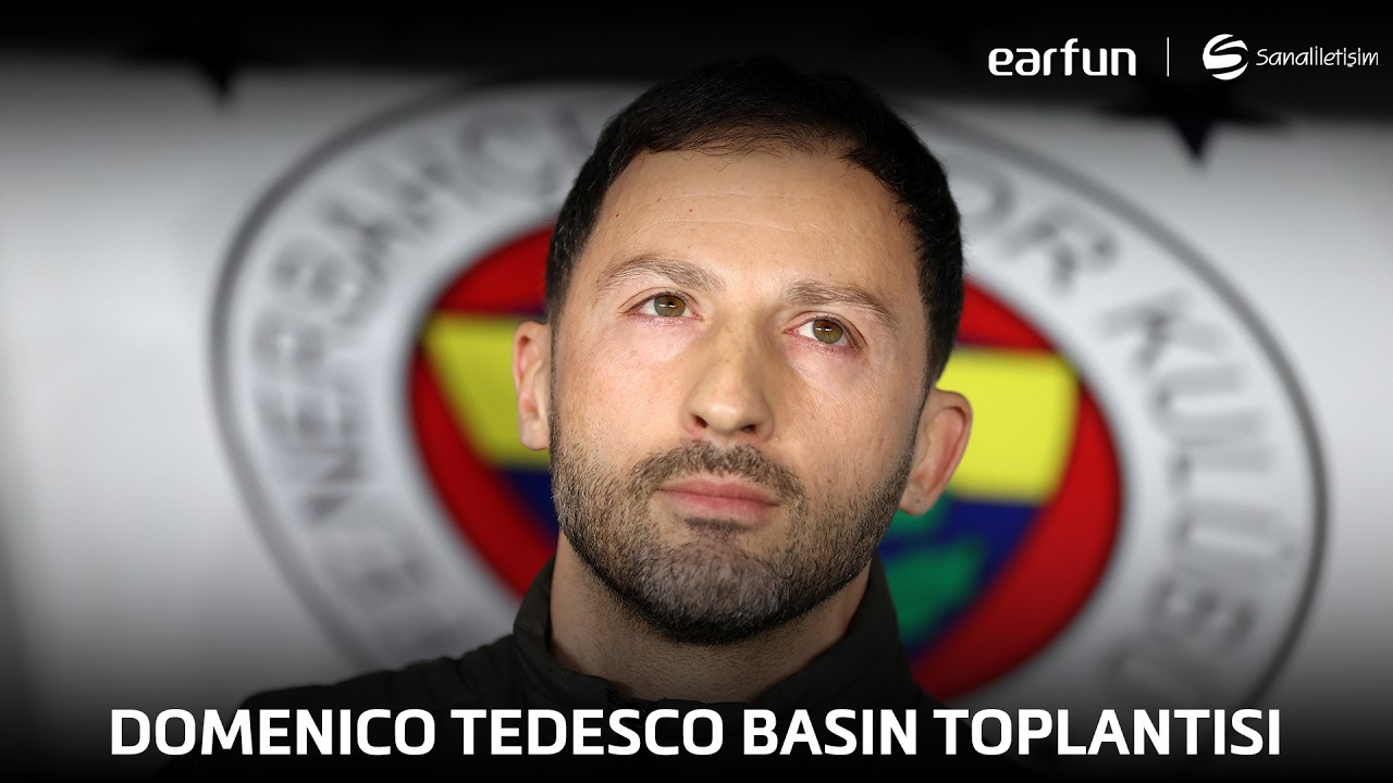 Fenerbah&ccedil;e Teknik Direkt&ouml;r&uuml; Domenico Tedesco Basın Toplantısı D&uuml;zenliyor