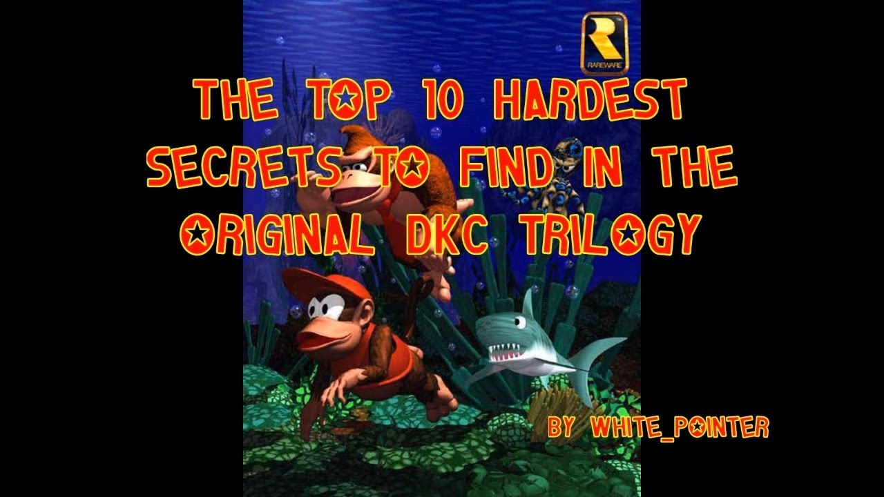 The Top 10 Hardest Secrets To Find In The Original DKC Trilogy  | White_Pointer Gaming