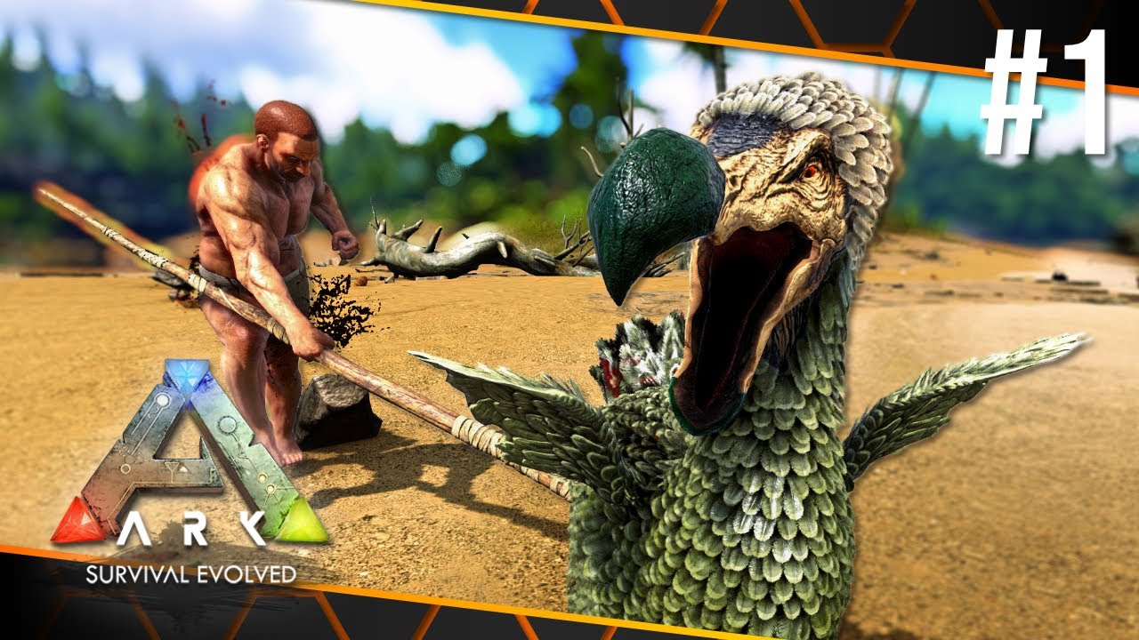 My Solo, PvE Adventure Begins! | ARK: Survival Evolved - The Island #1