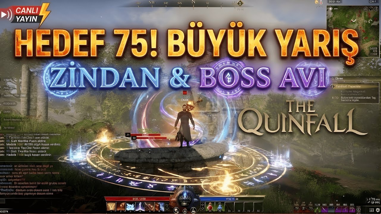 THE QUINFALL EKİP İLE 75 LEVEL OLUYORUZ! ⚔️ | Aralıksız Farm & Zindan