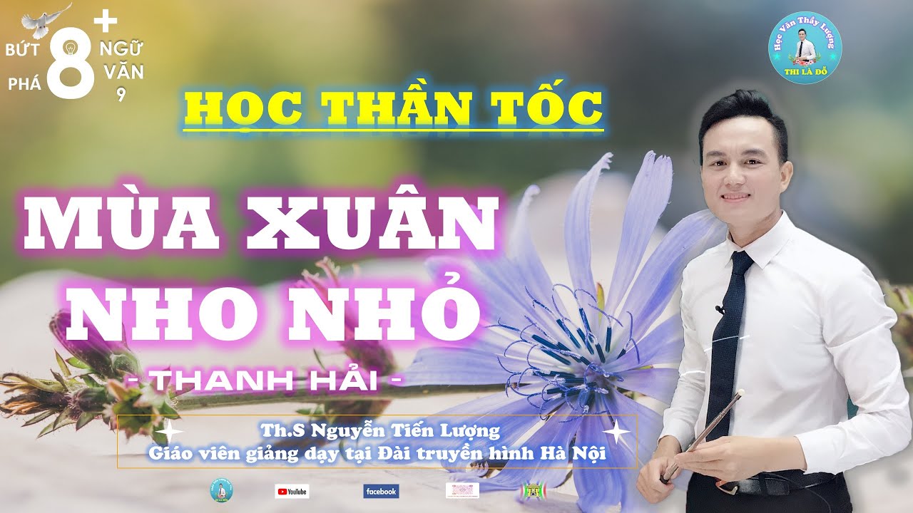 Phân tích Mùa xuân nho nhỏ của Thanh Hải hay nhất|Học Văn Thầy Lượng