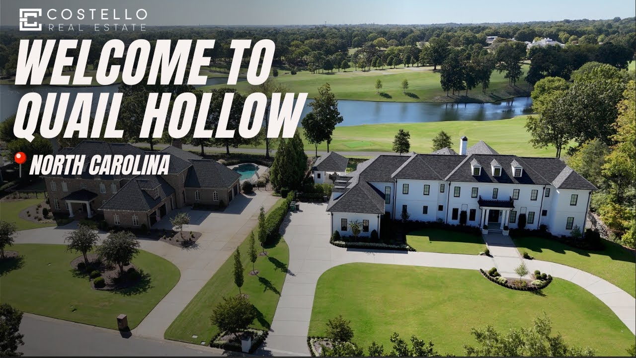 ⛳ Quail Hollow Charlotte NC Neighborhood Tour | Homes, Golf, & Lifestyle